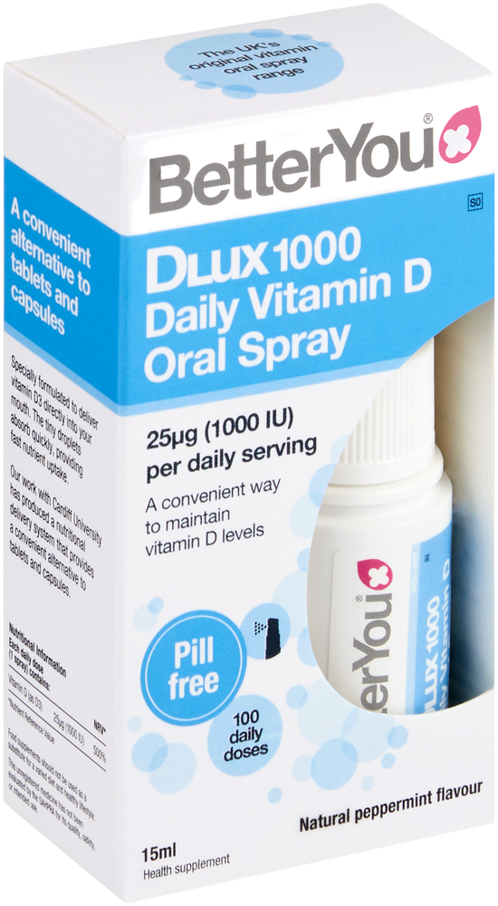 Betteryou DLux 1000 Daily Vitamin D Oral Spray 15ml