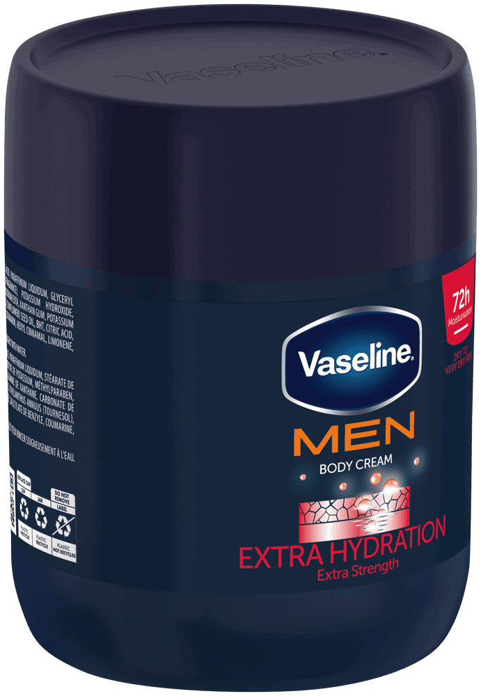 Vaseline Men Extra Hydration Moisturizing Body Cream 400ml