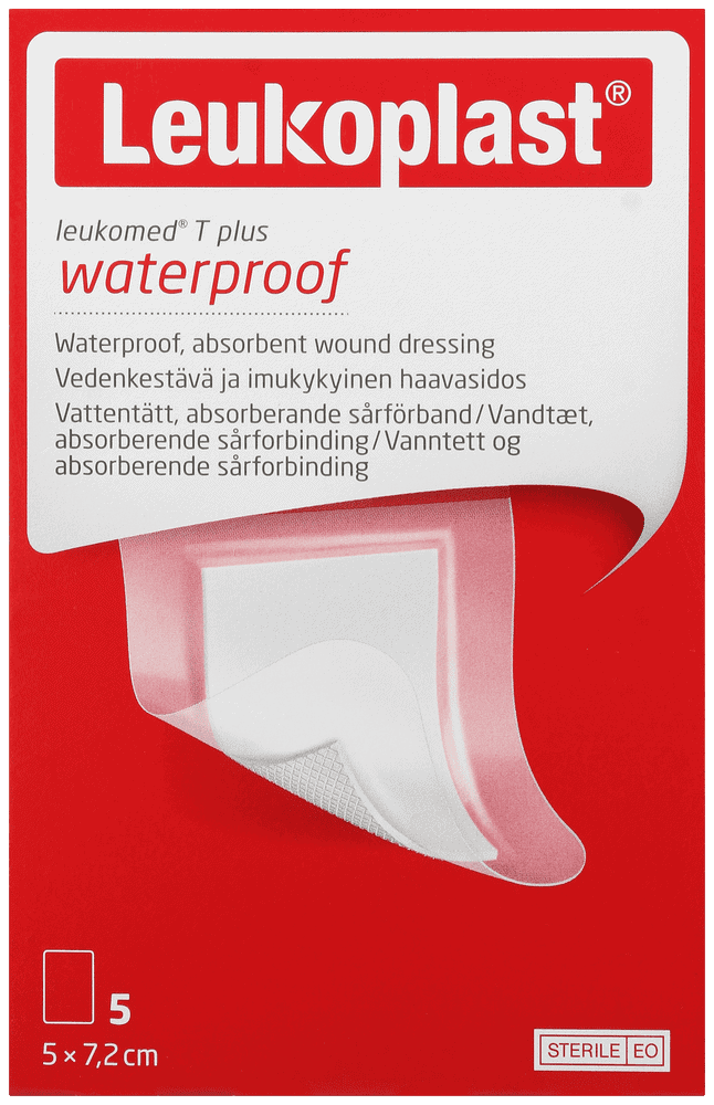 Leukoplast Leukomed T Plus Waterproof Wound Dressings 5pk