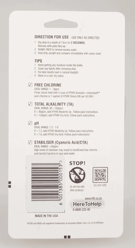 HTH Early Warning Test Strips 25pk