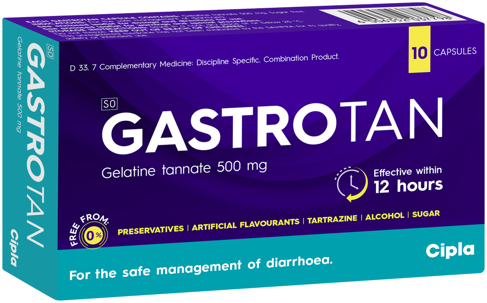Gastrotan Diarrhoea Management Capsules 10pk