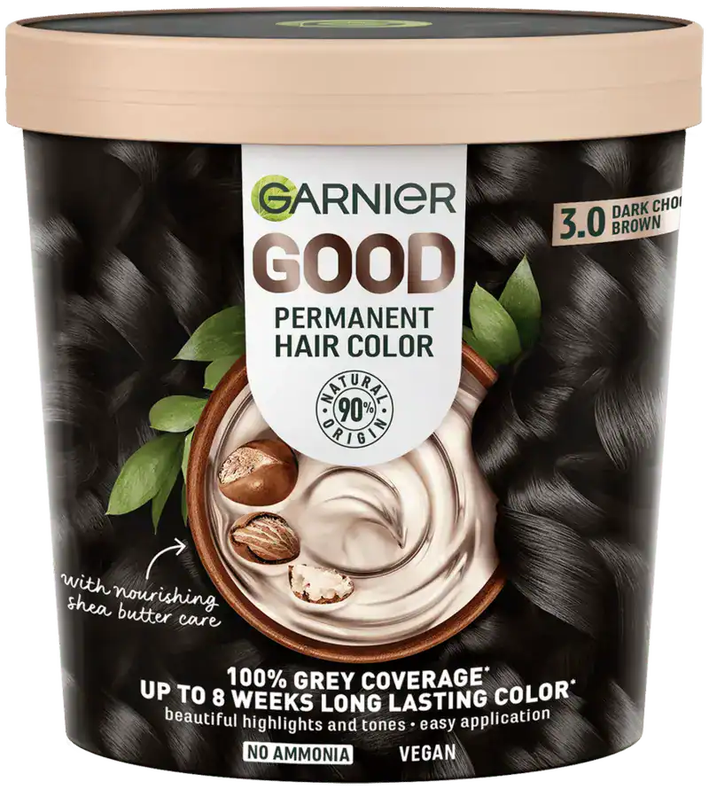 Garnier GOOD Dark Chocolate Brown Permanent Hair Colour 75ml