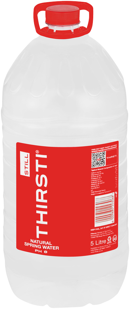 Thirsti Still Natural Spring Water 5L