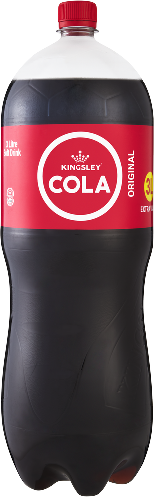 Kingsley Cola Original Soft Drink 3L