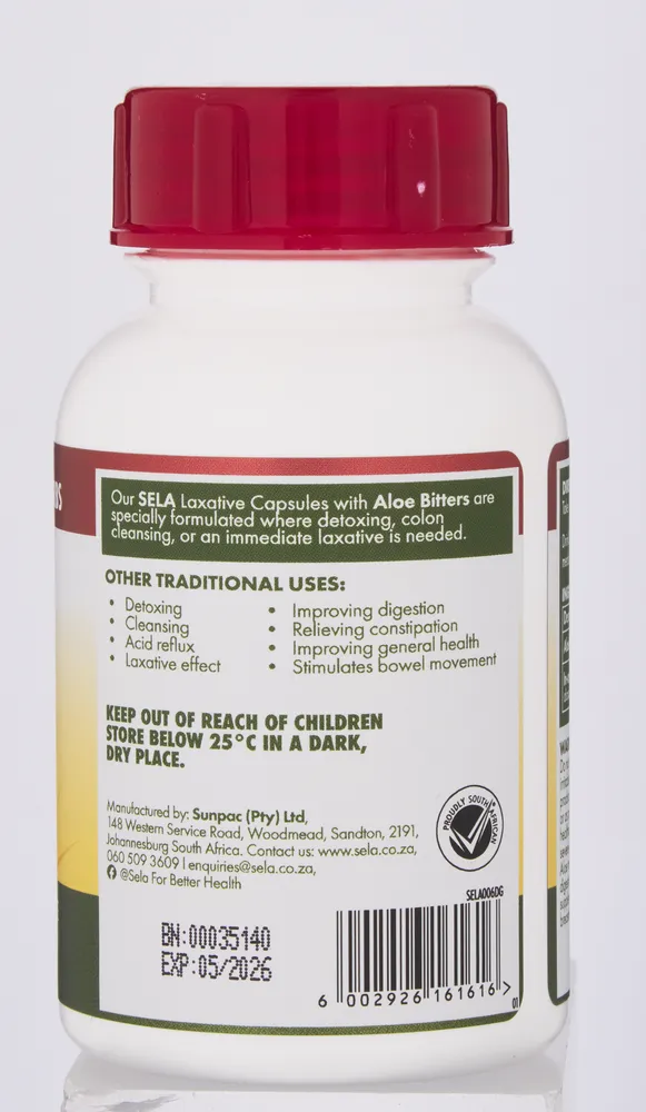 SELA Laxative Capsules 30pk