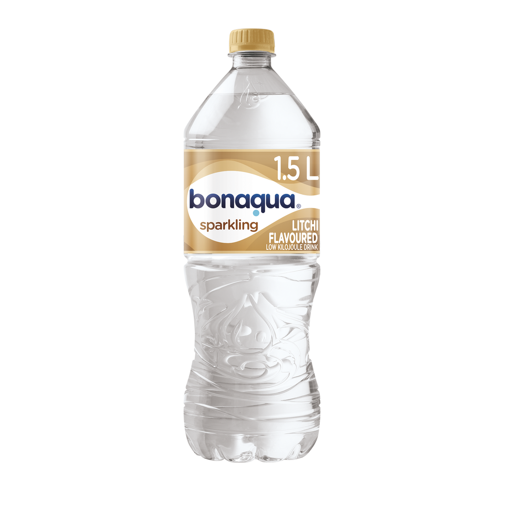 Bonaqua Litchi Flavoured Sparkling Drink 1.5L