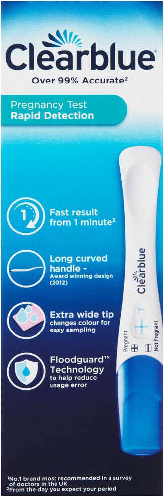 Clearblue Rapid Detection Rapid Detection Pregnancy Test 1s