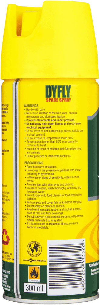 Dyrange Dyfly Flying Insects Insecticide Space Spray 300ml