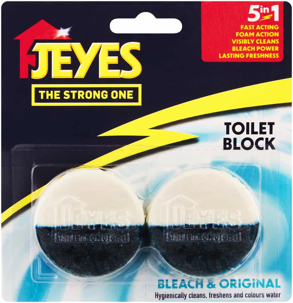Jeyes Bleach & Original Toilet Block 2 x 50g