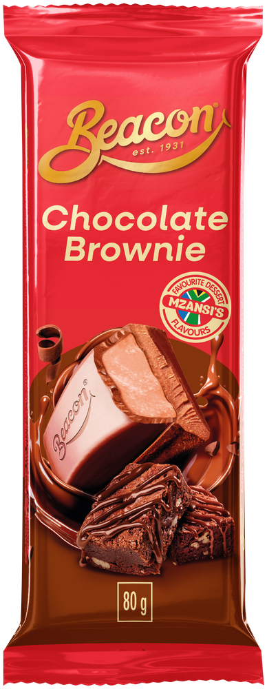 Beacon Chocolate Brownie Chocolate Slab 80g