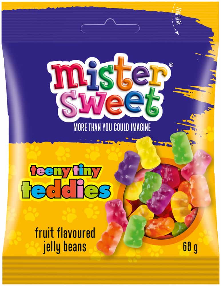 Mister Sweet Teeny Tiny Teddies 60g