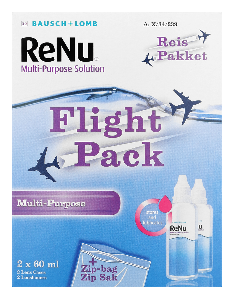 Renu Multi-Purpose Flight Pack Solution 2 x 60ml
