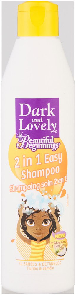 Dark And Lovely Beautiful Beginnings 2 in 1 Easy Shampoo 250ml