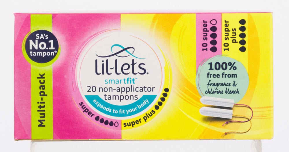 Lil-lets SmartFit Super & Super Plus Non-Applicator Tampons 20pk