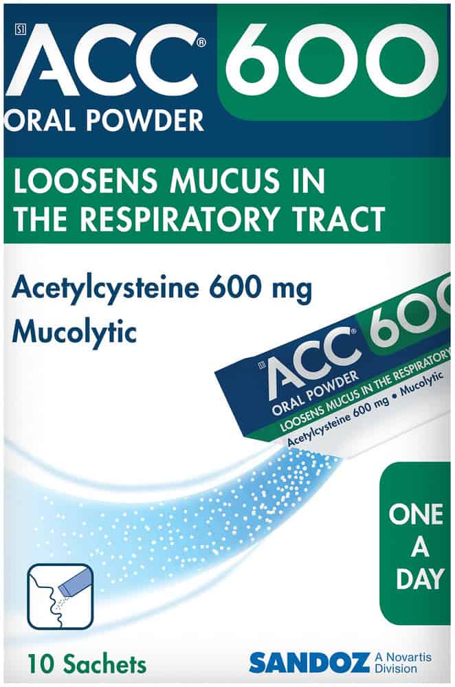 ACC 600 Oral Powder 10pk