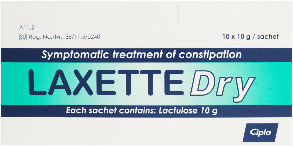 Laxette Dry Constipation Treatment Powder 10 x 10g