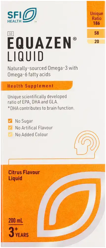 Equazen Citrus Flavour Liquid Omega 200ml