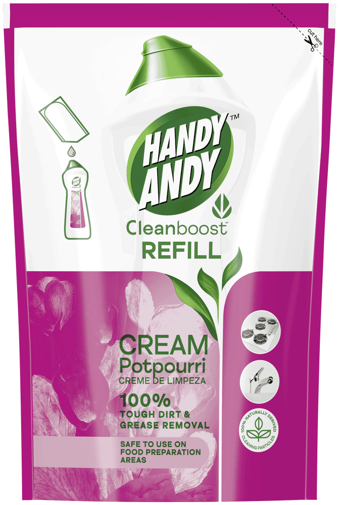 Handy Andy Cleanboost Potpourri Multipurpose Cleaning Cream Refill 750ml