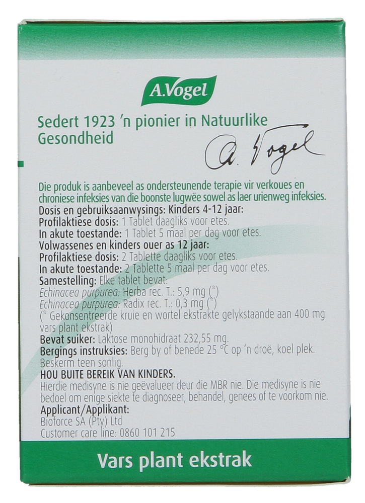 A. Vogel Echinaforce Echinacea Tablets 120pk