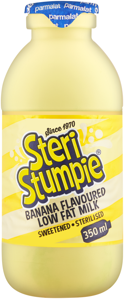 Steri Stumpie Banana Flavoured Low Fat Milk 350ml