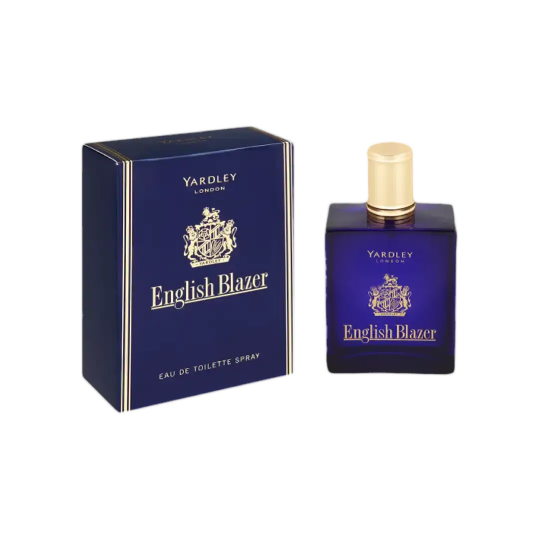Yardley English Blazer Eau de Toilette Spray 100 ml box and bottle, high resolution