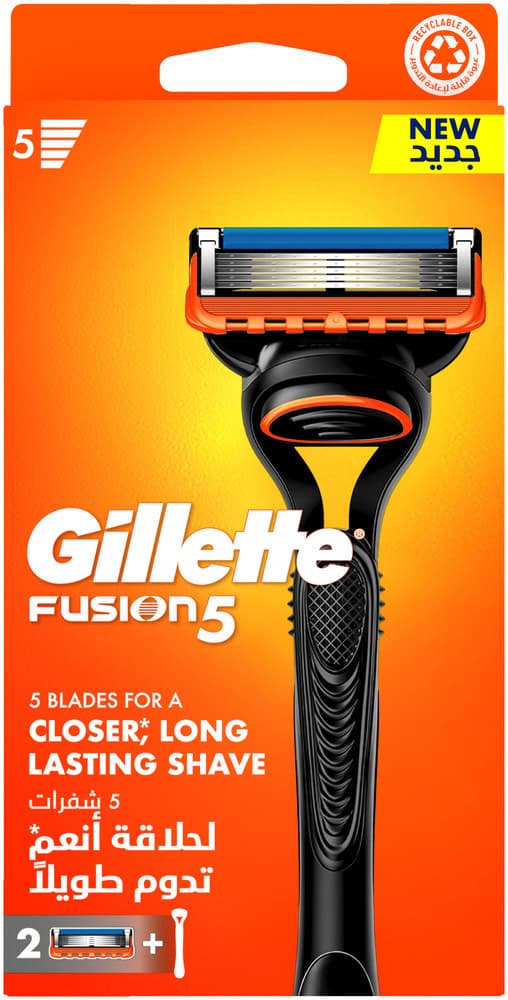 Gillette Fusion5 Manual Razor with Cartridges 3pc
