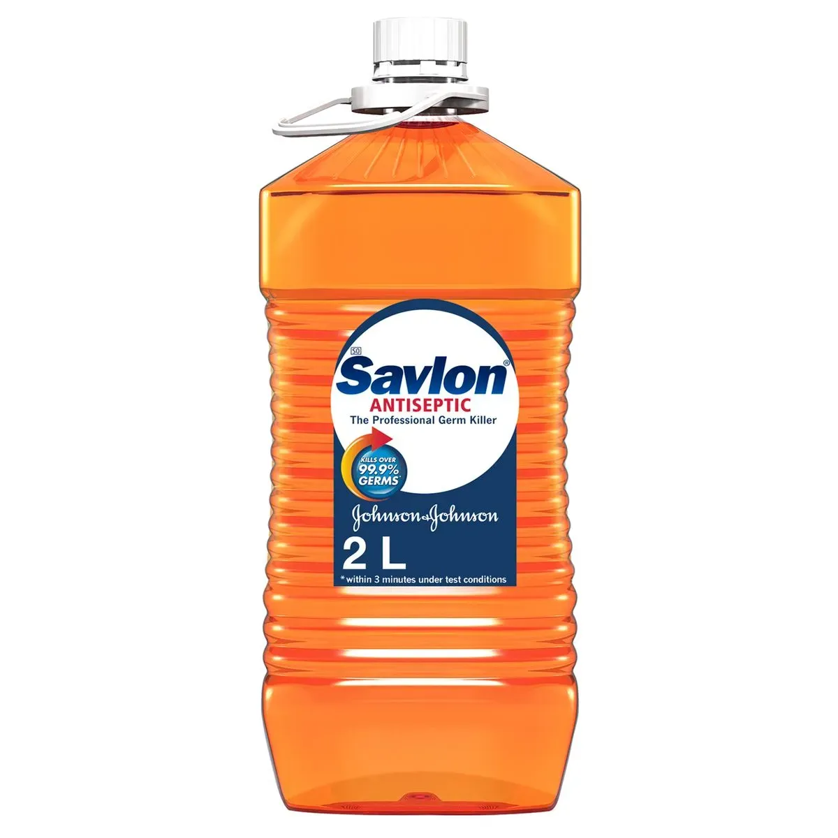 Front of Savlon Antiseptic Liquid 2 L bottle, high resolution