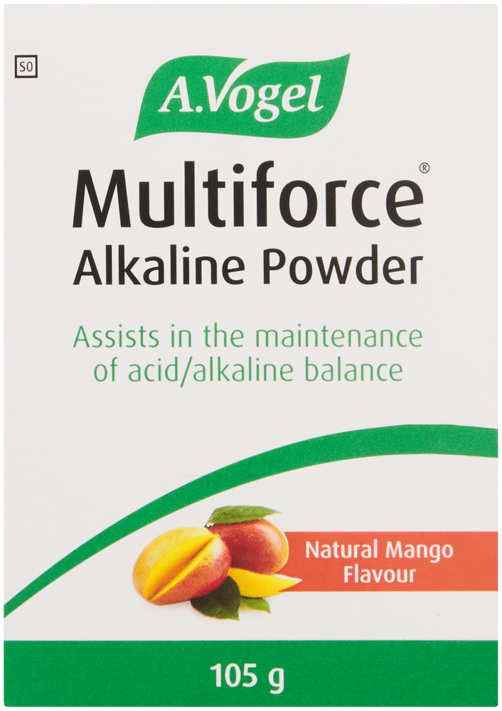 A. Vogel Multiforce Natural Mango Flavour Alkaline Powder 105g