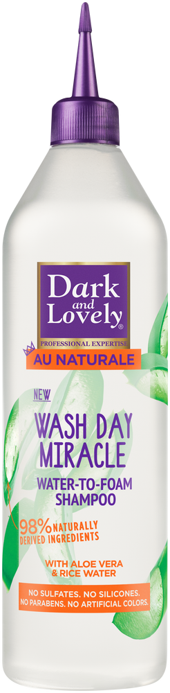 Dark And Lovely Au Naturale Wash Day Miracle Water-to-Foam Shampoo 500ml
