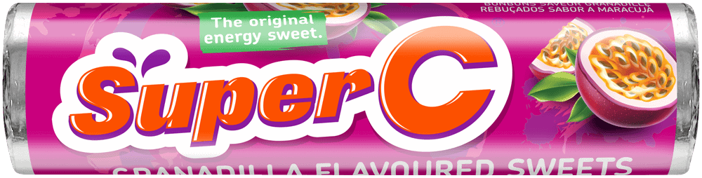 Super C Granadilla Flavoured Sweets 36.9g