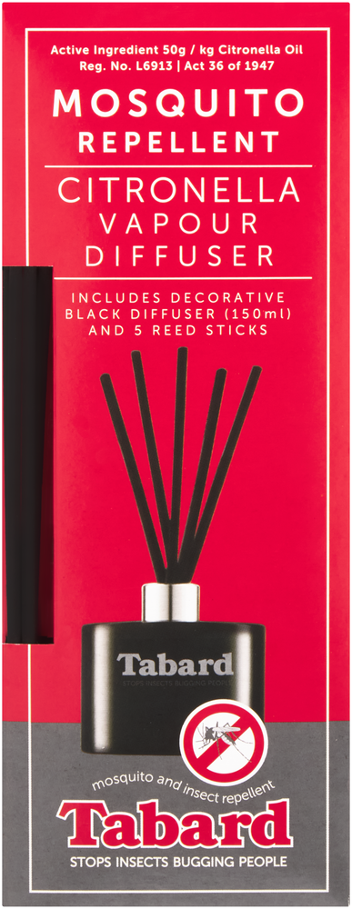Tabard Mosquito Repellent Citronella Vapour Diffuser 1s