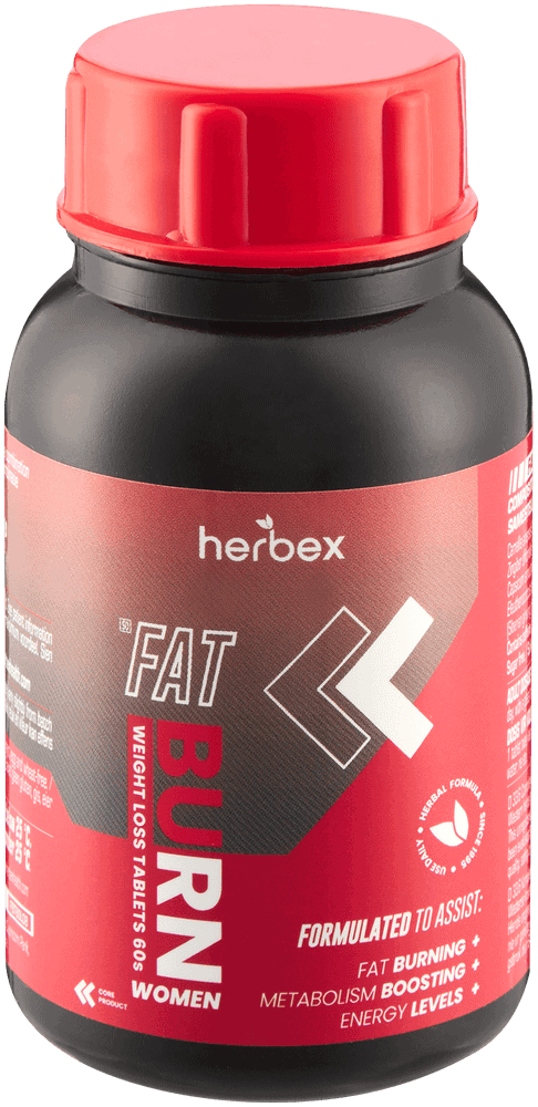 Herbex Fat Burn For Women Weight Loss Tablets 60pk