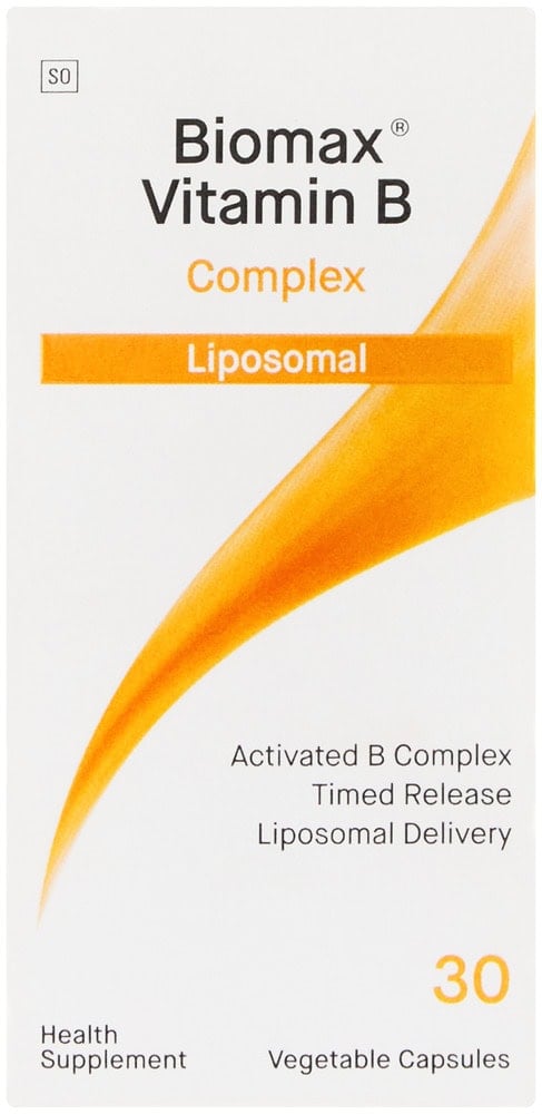Coyne Healthcare Biomax Vitamin B Complex Liposomal Capsules 30pk