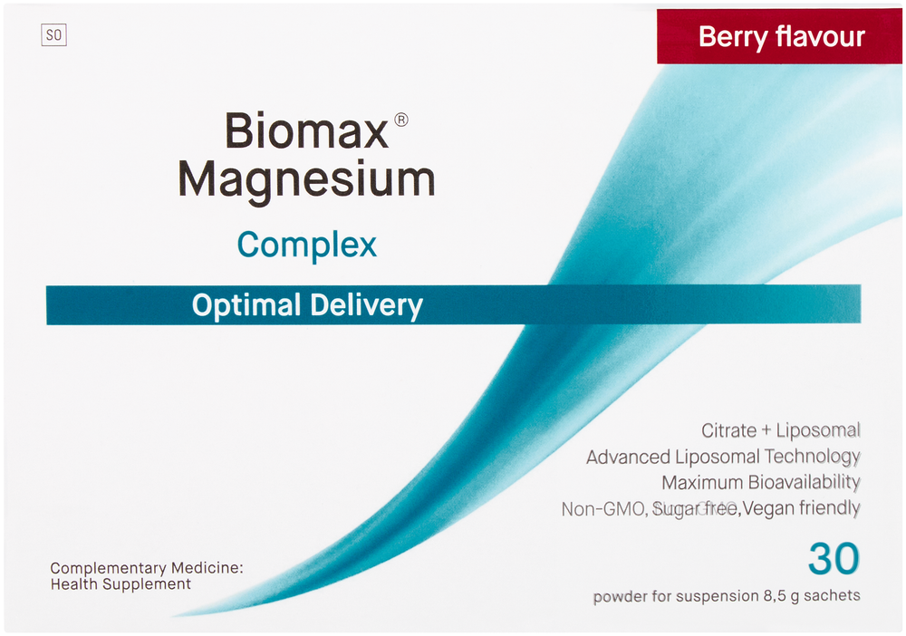 Coyne Healthcare Biomax Berry Flavour Magnesium Complex Powder Sachets 30pk