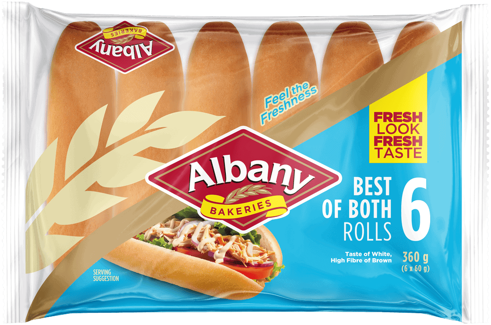 Albany Superior Best of Both White Rolls 6pk
