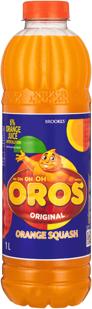 Brookes Oros Orange Squash 1L