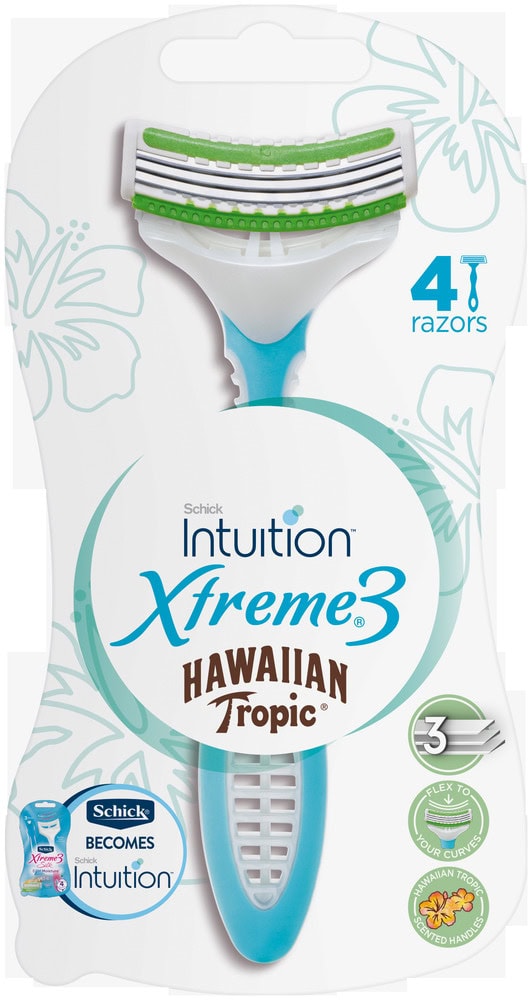 Schick Xtreme3 Silk Disposable Razors 4pk