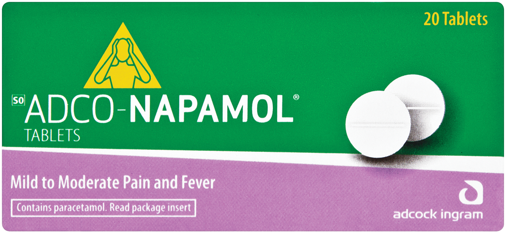 Adco-napamol Pain & Fever Tablets 20pk