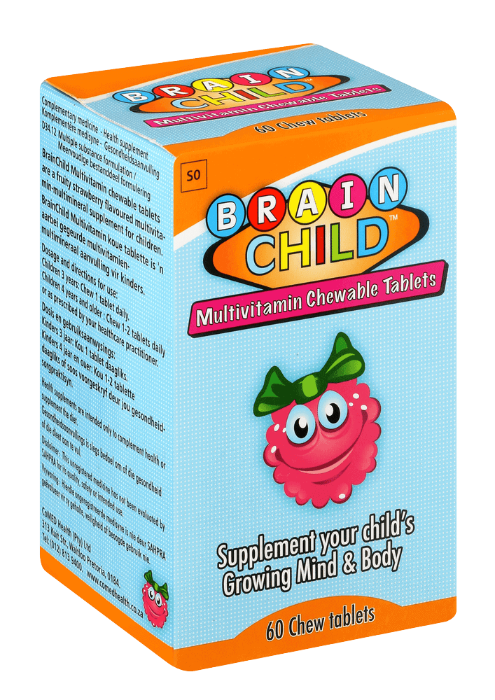Brain Child Multivitamin Chewable Tablets 60pk