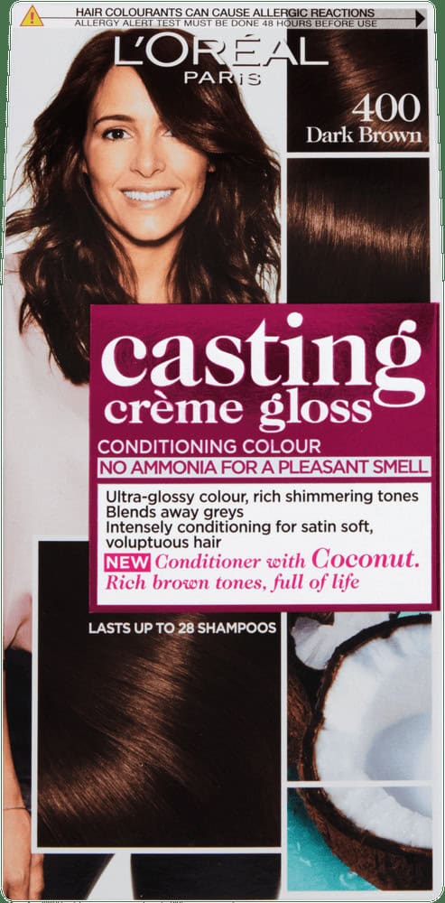 L'oreal CASTING CREME GLOSS DARK BROWN 400