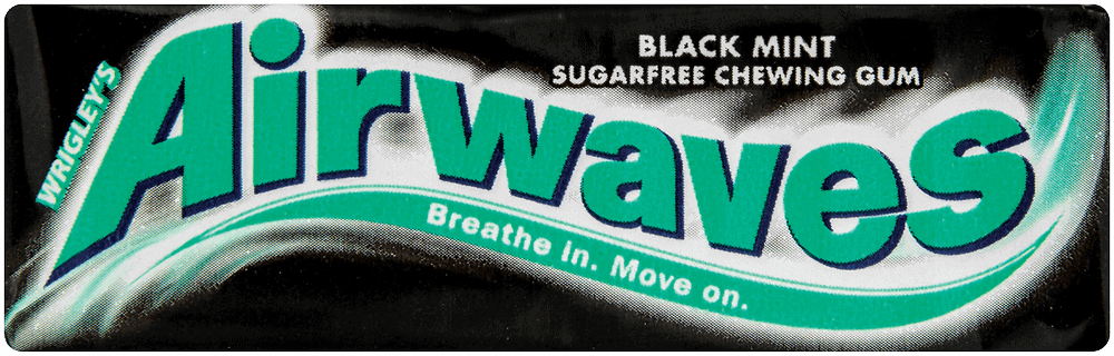 Wrigley's Airwaves Black Mint Sugarfree Chewing Gum 14g