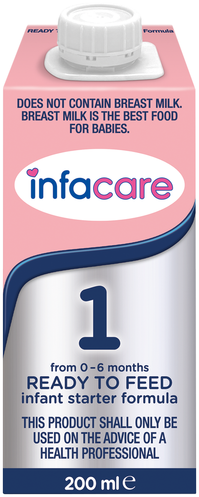 Infacare Stage 1 Ready to Feed Infant Starter Formula 200ml