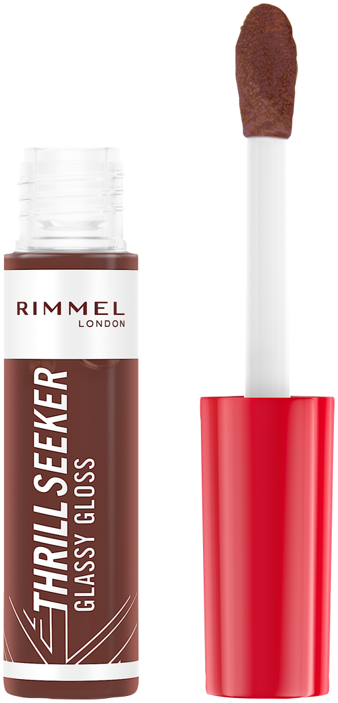Rimmel Thrill Seeker Chocolate Glaze Glassy Lip Gloss 10ml