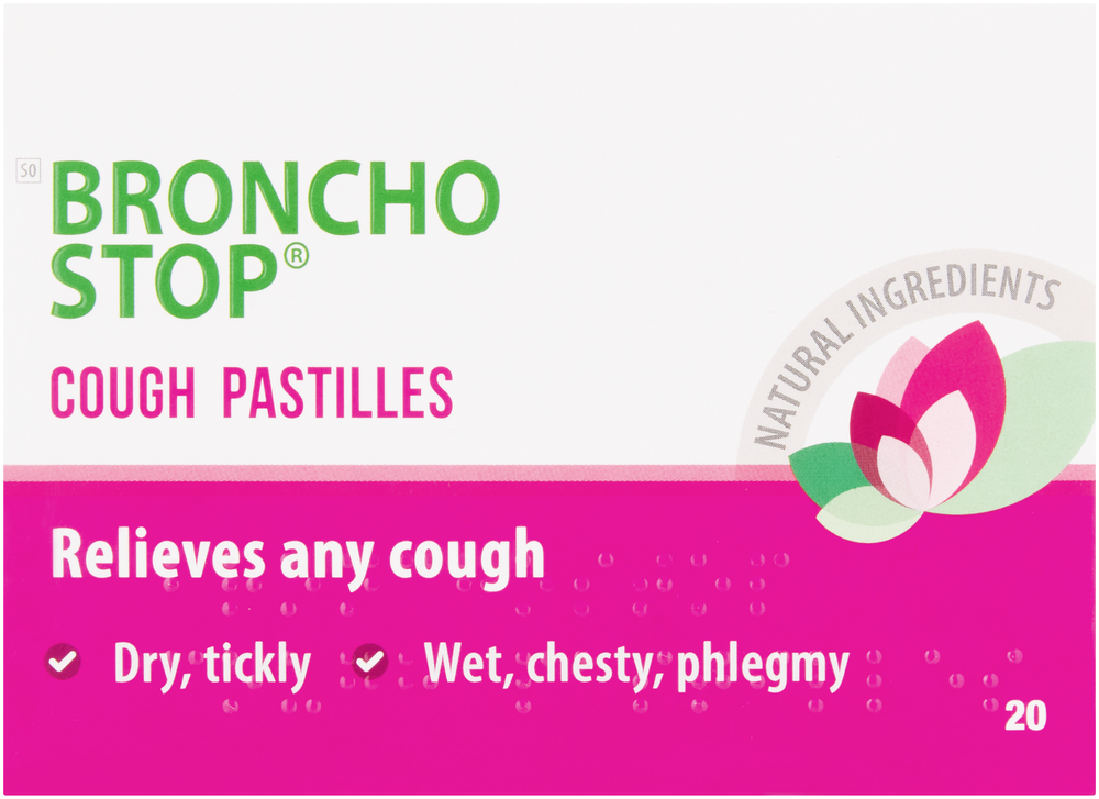 Bronchostop Cough Pastilles 20pk