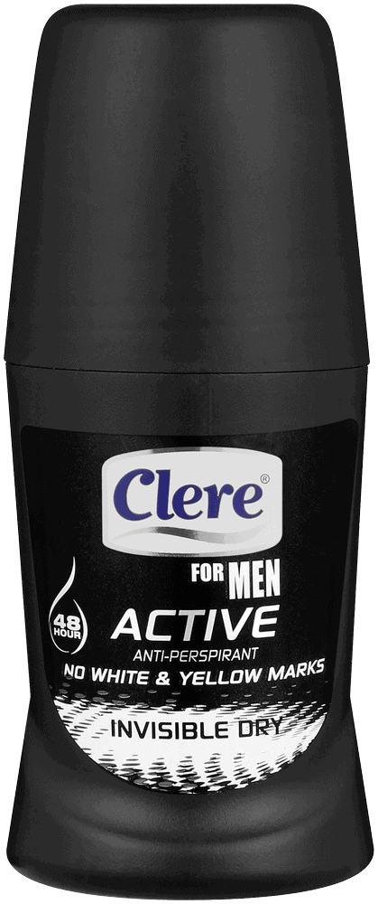 Clere For Men Invisible Dry Anti-Perspirant Roll-On 50ml