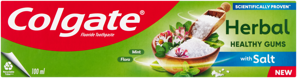 Colgate Herbal Fluoride Toothpaste with Salt 100ml
