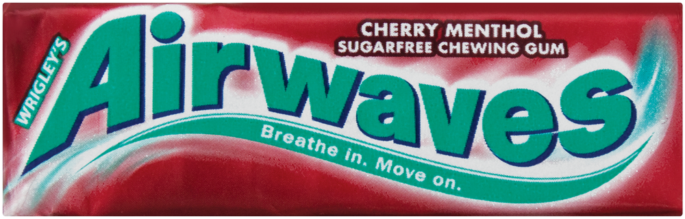 Wrigley's Airwaves Cherry Menthol Sugarfree Chewing Gum 14g