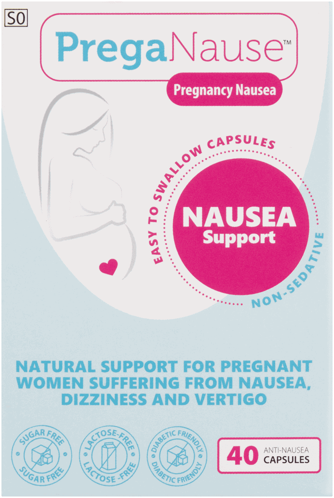 Preganause Nausea Support Capsules 40pk