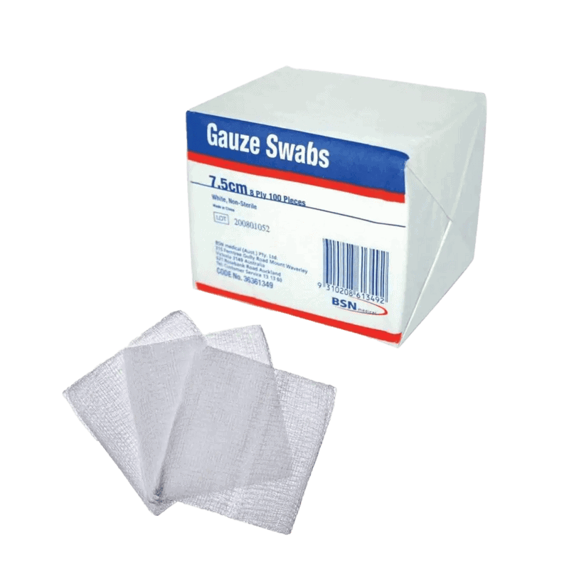 Pharmacy CUTISOFT SWABS GAUZE 75X75 8PLY 100'S