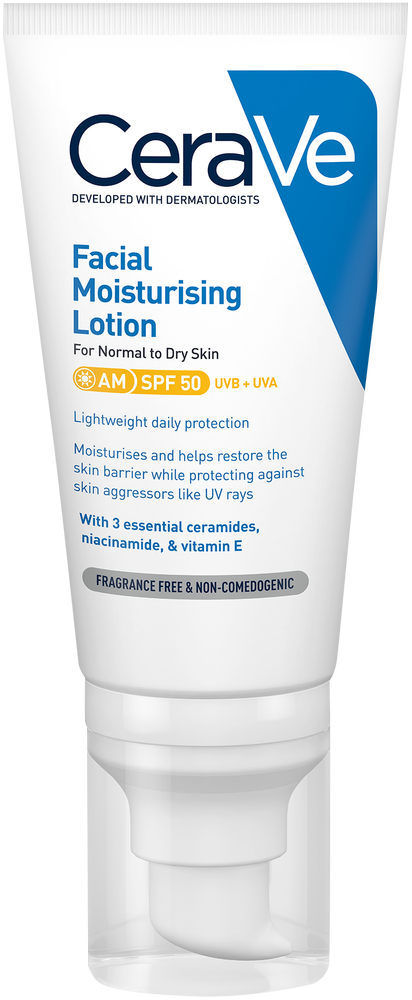 Cerave SPF 50 Facial Moisturising Lotion 52ml